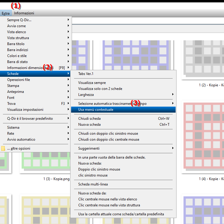 Come visualizzare il menu contestuale quando si fa clic con il pulsante destro del mouse nelle schede Esplora file